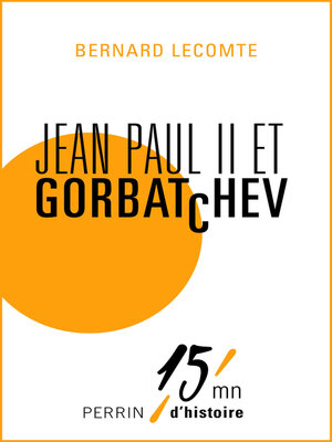 cover image of Jean-Paul II et Gorbatchev